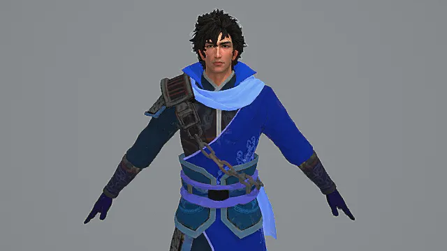 青蓝羁旅·侠盗型江湖剑客套装