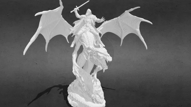 龙骑士 史诗奇幻龙骑士stl.stl
