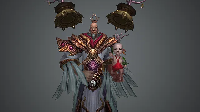 妖界逆法丹殿玄道炼魂仙尊模型