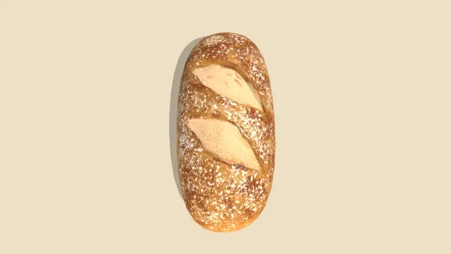 长条烘焙面包甜点食物