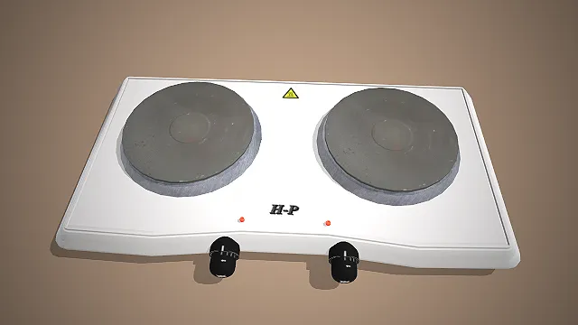 双盘电热板  实验室加热模型  做旧铸铁  实验室加热装置