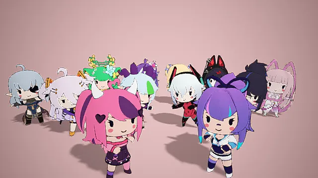 VShojo 赤壁模型 - 公开发布！ 3D模型
