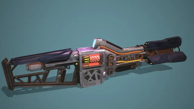 步枪 武器模型 pbr模型 游戏模型 