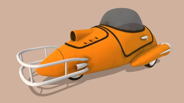 扎兹辐射喷气汽车驾驶工具保护栏杆