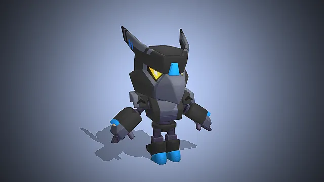 Crow乌鸦  刺客型英雄  荒野乱斗  游戏模型