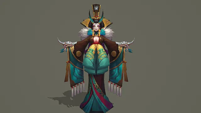 《阴阳师》阎魔-初始形态 角色模型