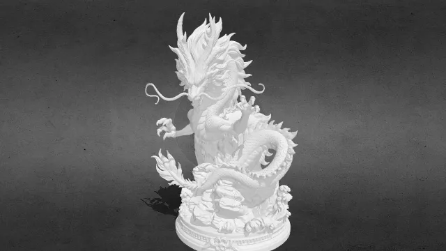四大神兽 青龙stl.stl