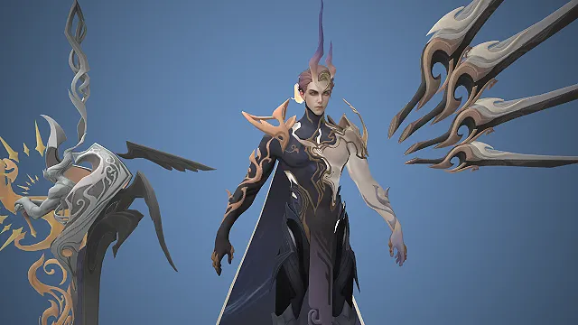 王者荣耀铠  双形态设计  紧身战甲  神话战神风