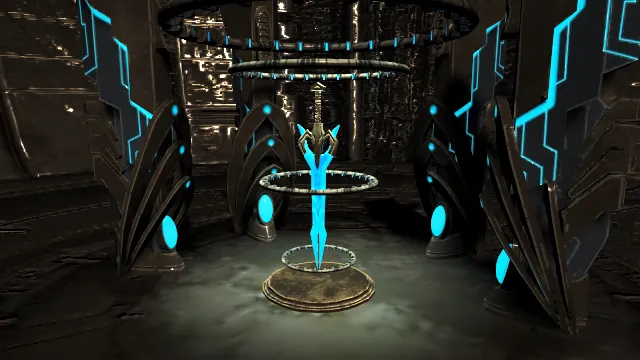 以太之翼凯尔剑形体游戏场景武器模型