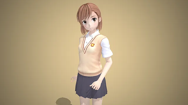 御坂美琴  某科学的超电磁炮  学园都市  棕色短发