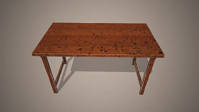 复古做旧  木质餐桌  老旧质感  室内陈设