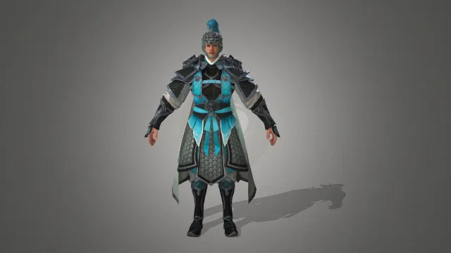 游戏模型 人物模型 赵云 游戏皮肤