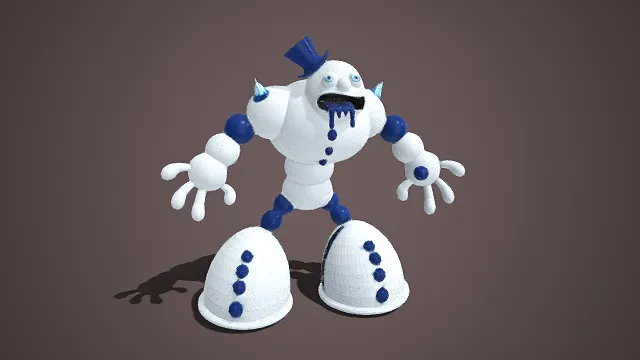 怪诞  雪人  机械结构  拟人化  玩偶  怪物