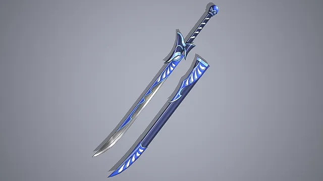 水纹长剑  奇幻剑  冷兵器  欧式长剑