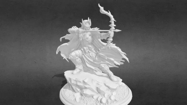 精灵弓箭手 瓦埃利斯 影箭obj.obj