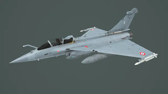 3D卡通风格灰白系战斗机模型，创意设计（3D战斗机、卡通风格、写实风，飞机设计主题）