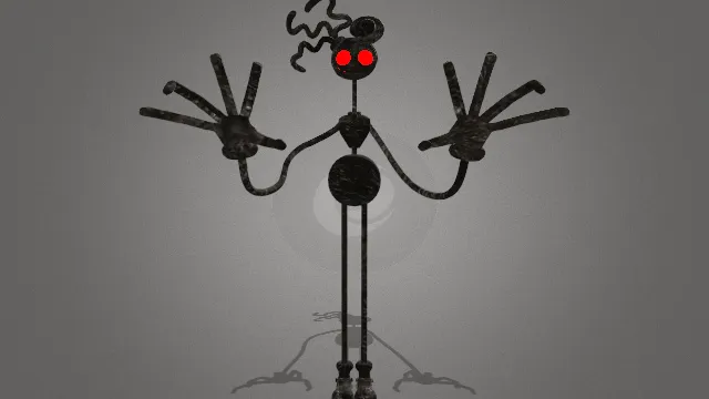 长腿妈妈蜘蛛恐惧症角色模型动画