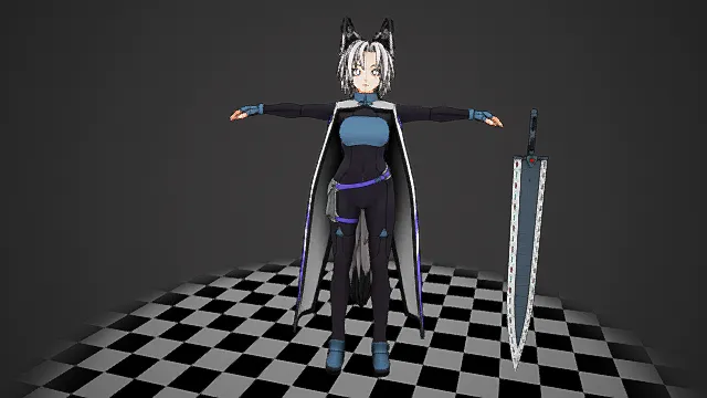 天使的残余 3D模型