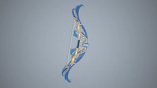 《原神》中五星弓终末嗟叹之诗的3D模型