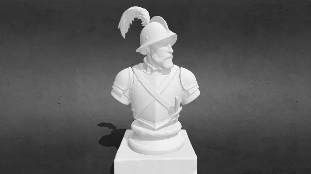 古代西班牙士兵半身像stl.stl