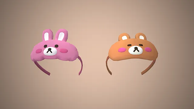 卡通发箍  装饰道具  动物造型  可爱风