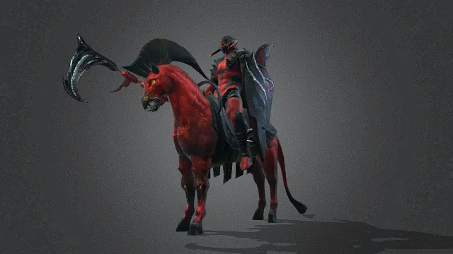 游戏模型 人物模型 马 恶魔