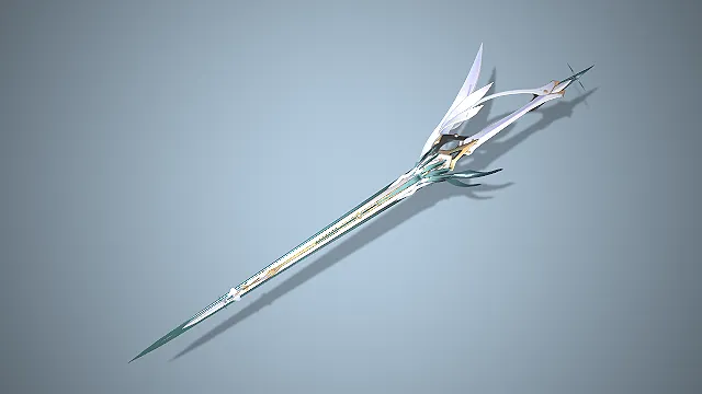 风之骑士长剑  羽翼护手  武器模型  星芒剑首