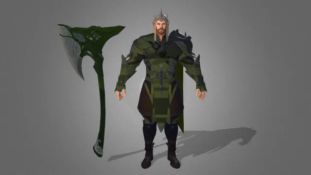 游戏模型 人物模型 精灵王 游戏皮肤