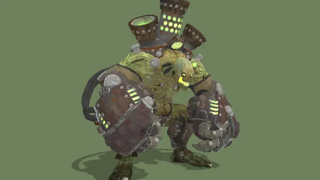 野蛮的奴隶怪兽绿巨兽动画