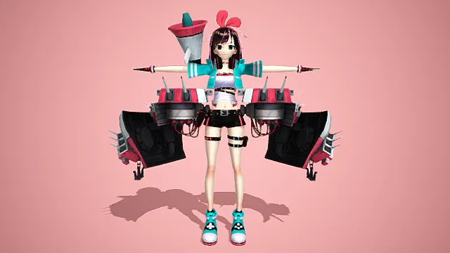 二次元 动漫风格   卡通美少女