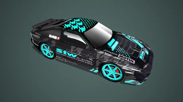 日产 180sx 漂移跑车 3D模型