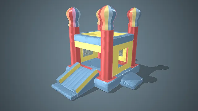 充气城堡  滑梯入口  亲子娱乐道具  网格防护网