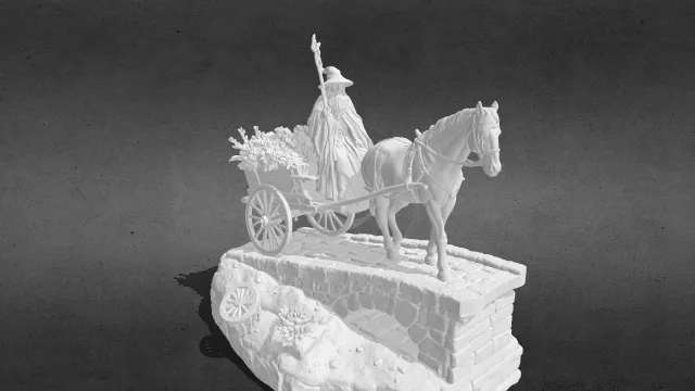 甘道夫抵达夏尔stl.stl