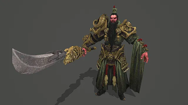 玄金武圣·神威型古风关圣战神套装