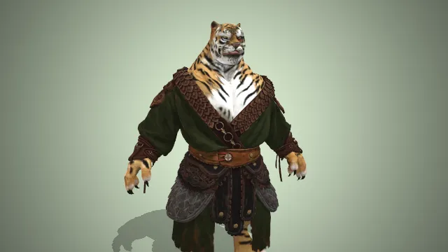黑神话  虎先锋  游戏建模  角色  老虎