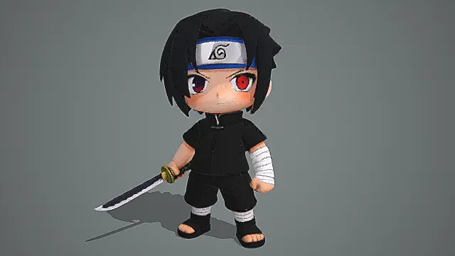 Q 版火影角色模型