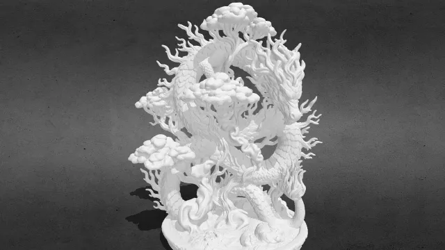 青龙：龙之魂stl