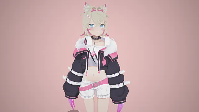 莫可可深渊 人物角色3D模型