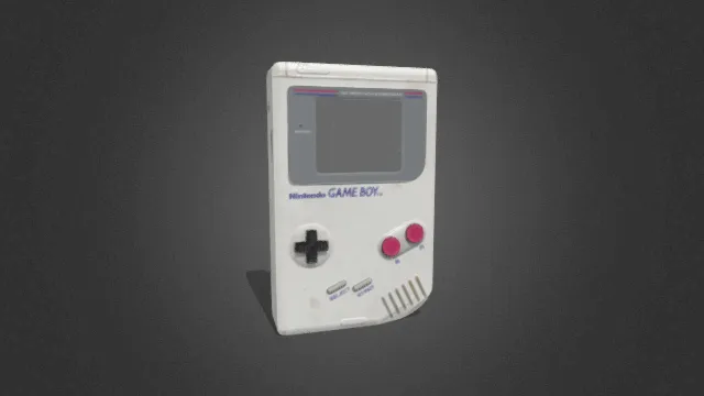 写实 复古游戏机 童年游戏机 GAME BOY