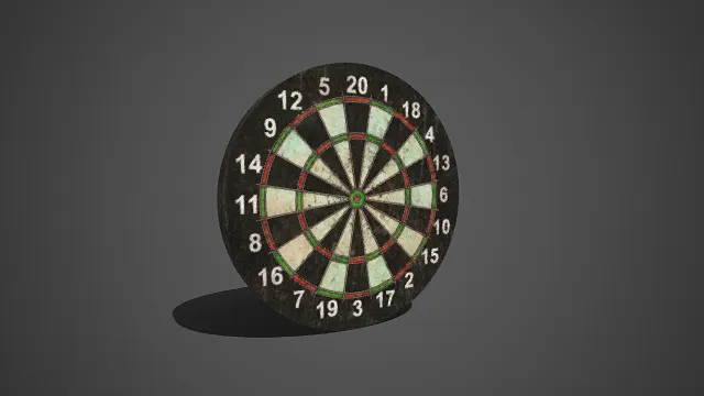 复古做旧  飞镖盘  规则分区  磨损纹理  怀旧游戏  休闲