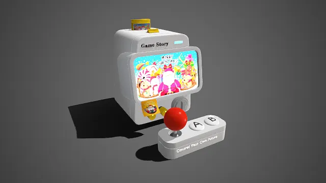 圣诞主题  迷你街机摆件  圣诞老人  摇杆控制器  复古游戏机  潮玩