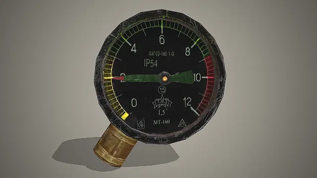 工业复古  机械装置  工业仪表  做旧金属材质