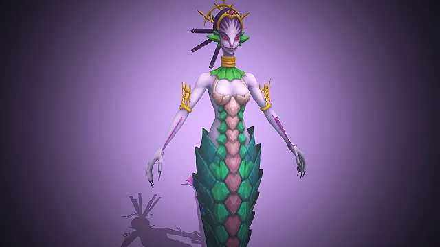 娜迦蛇妖  暗黑奇幻  尖爪邪魅  游戏BOSS