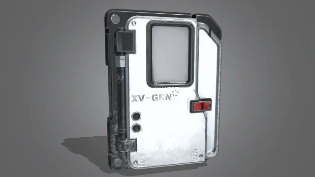 科幻门一个名为“XV-GEN'”的3D模型