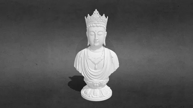 佛陀半身像14 stl.stl