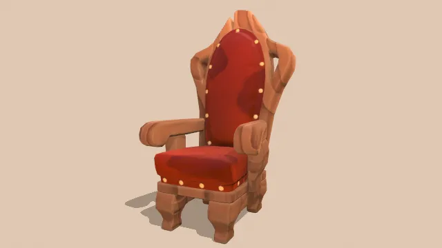 精致的木制靠背椅子有软垫扶手