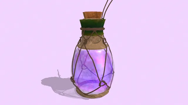 魔法药水玻璃瓶药剂道具模型