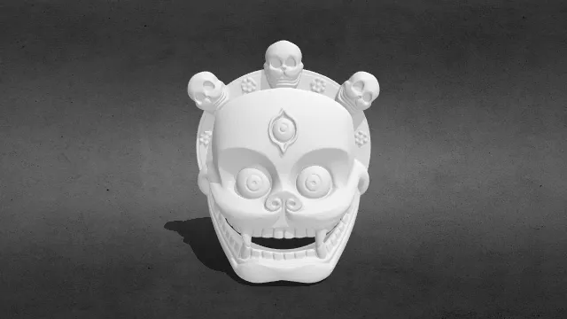 鬼脸面具06stl.stl