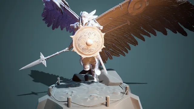 北欧女武神 3D模型