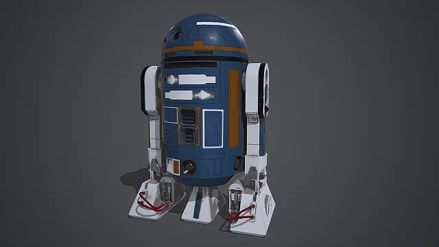 星球大战R2-D2 阿图机器人3d模型